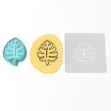 Tropical Leaf Cookie Cutter | Stamp | Stencil #1