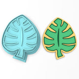 Tropical Leaf Cookie Cutter | Stamp | Stencil #1