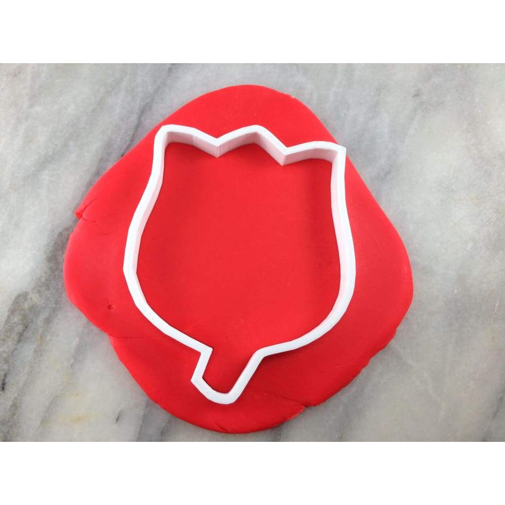 Tulip/Rose Cookie Cutter Outline #1 - Easter / Spring / Flower