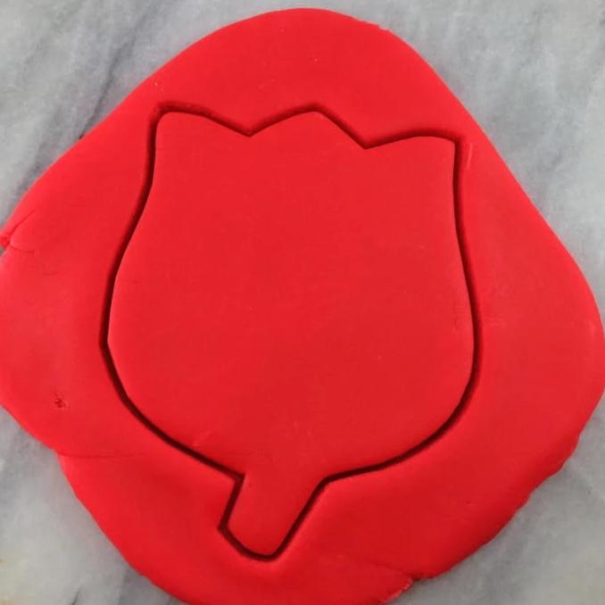 Tulip/Rose Cookie Cutter Outline #1 - Easter / Spring / Flower