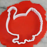 Turkey Cookie Cutter Outline #1 - Letters/ Numbers/ Shapes