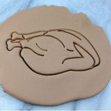 Turkey Cookie Cutter Outline & Stamp - Xmas / Winter / NYE
