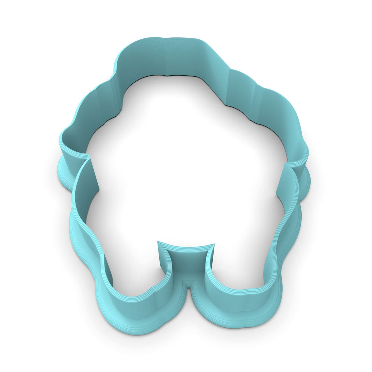 Turkey Head Cookie Cutter | Stamp | Stencil Halloween / Fall Cookie Cutter Lady 2 Inch Small Cupcake Cutter Only No