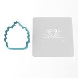 Turkey in Pot Cookie Cutter | Stamp | Stencil | Cookie Cutter Lady