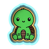 Turtle Cookie Cutter | Stamp | Stencil #3 Animals & Dinosaurs Cookie Cutter Lady 