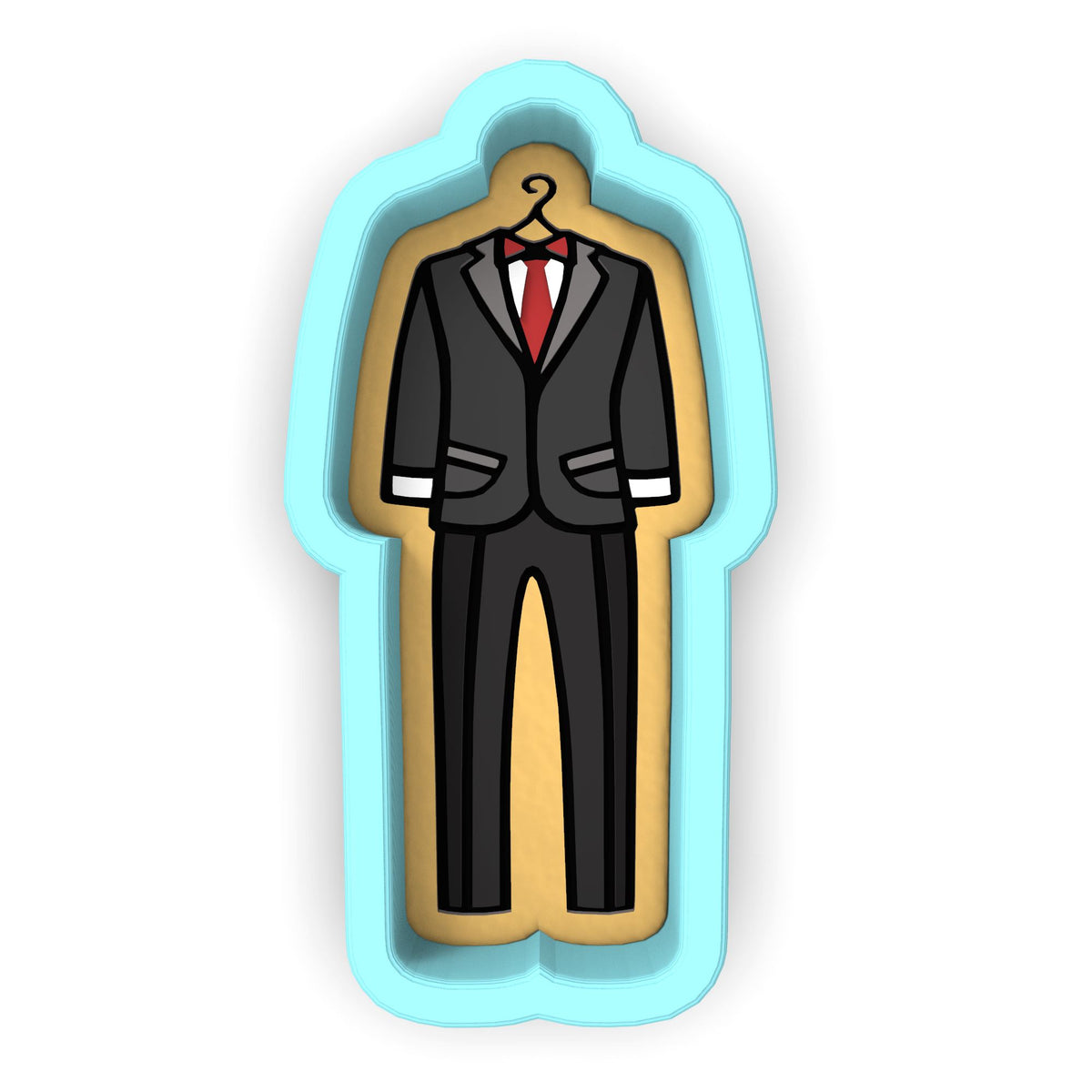 Tuxedo Cookie Cutter | Stamp | Stencil #1