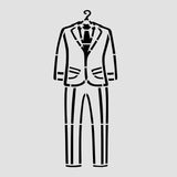 Tuxedo Cookie Cutter | Stamp | Stencil #1