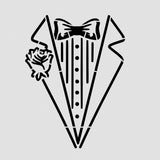 Tuxedo Cookie Cutter | Stamp | Stencil #2