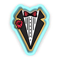 Tuxedo Cookie Cutter | Stamp | Stencil #2