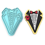 Tuxedo Cookie Cutter | Stamp | Stencil #2