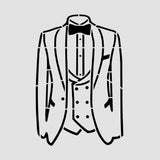 Tuxedo Cookie Cutter | Stamp | Stencil #4