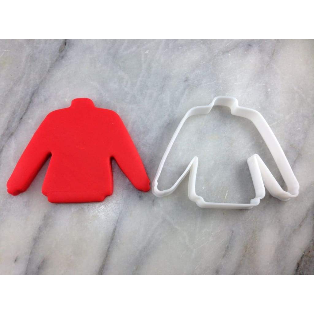 Ugly Christmas Sweater Cookie Cutter Outline #2 - Xmas / Winter / NYE
