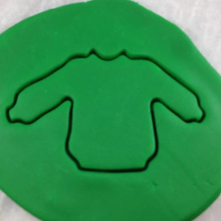 Ugly Christmas Sweater Cookie Cutter Outline #4 Xmas / Winter / NYE Cookie Cutter Lady 