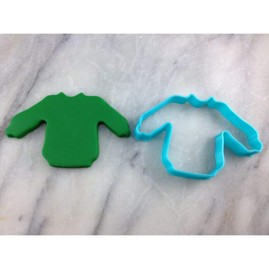 Ugly Christmas Sweater Cookie Cutter Outline #4 Xmas / Winter / NYE Cookie Cutter Lady 