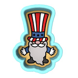 Uncle Sam Gnome Body Cookie Cutter | Stamp | Stencil