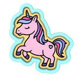 Unicorn Body Cookie Cutter | Stamp | Stencil #4 Animals & Dinosaurs Cookie Cutter Lady 