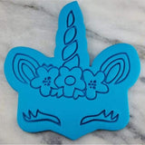 Unicorn Cookie Cutter  Stamp & Outline #2