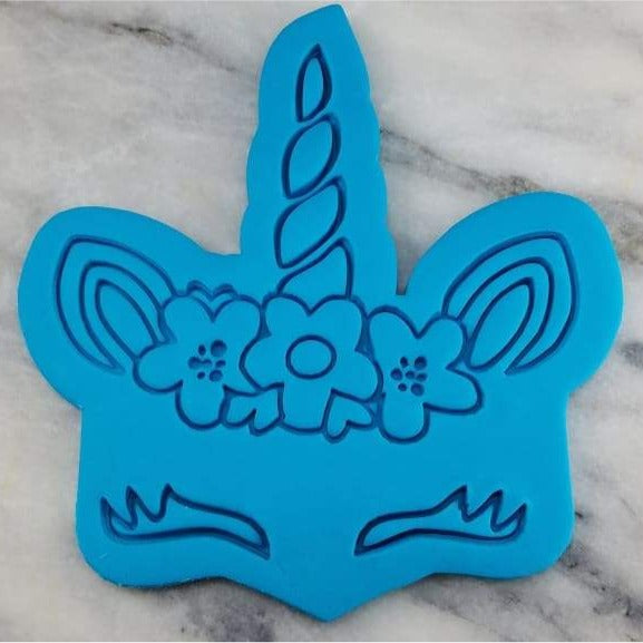 Unicorn Cookie Cutter  Stamp & Outline #2