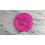 Unicorn Face Cookie Cutter  Stamp & Outline #2