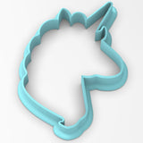 Unicorn Face Cookie Cutter  Stamp & Outline #3