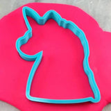 Unicorn Head Cookie Cutter Outline #1 - Girly / Dolls / Princess