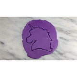 Unicorn Head Cookie Cutter Outline #3 - Girly / Dolls / Princess