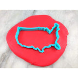USA Cookie Cutter Outline #1 - States/Country/Continent
