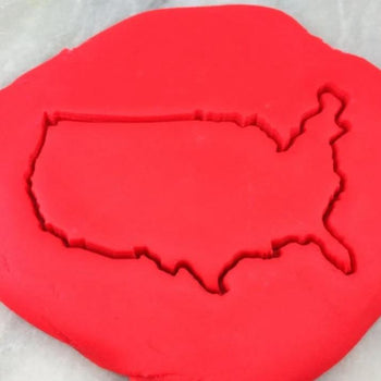 USA Cookie Cutter Outline #1 - States/Country/Continent