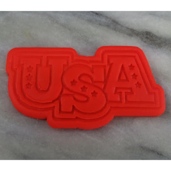 USA Stars Cookie Cutter Outline & Stamp 1
