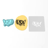 USA Stars Cookie Cutter | Stamp | Stencil #1