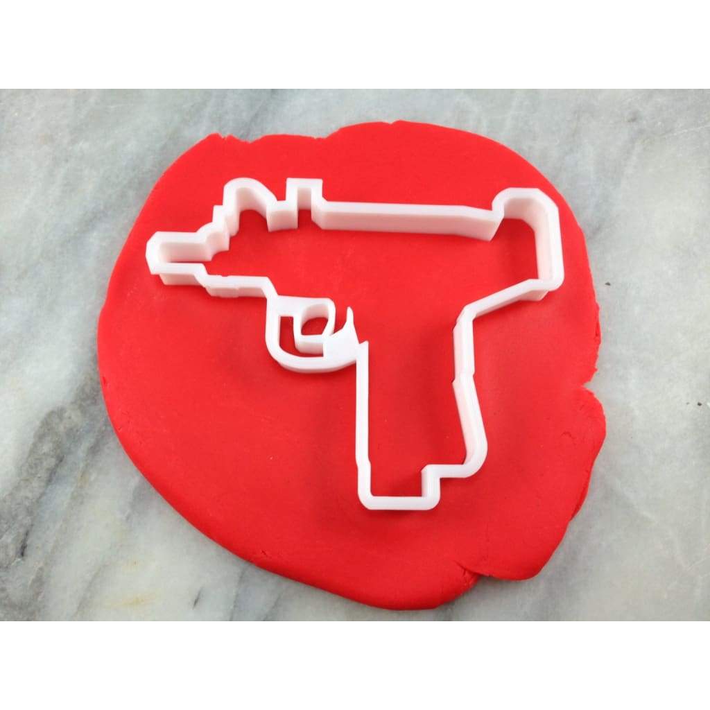 Uzi Cookie Cutter Outline #1 - Boys/ Army / Outdoorsman