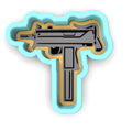 Uzi Cookie Cutter | Stamp | Stencil #1