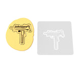 Uzi Cookie Cutter | Stamp | Stencil #1