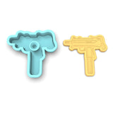 Uzi Cookie Cutter | Stamp | Stencil #1