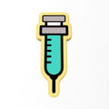 Vaccine Shot Cookie Cutter | Stamp | Stencil #1