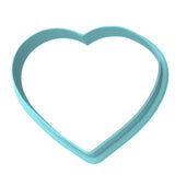 Valentine Candy Heart Blank Cookie Cutter | Stamp | Stencil #2 Wedding / Baby / V Day Cookie Cutter Lady MINI - 2 Inches (5cm) Cookie Cutter ONLY (Outline) 