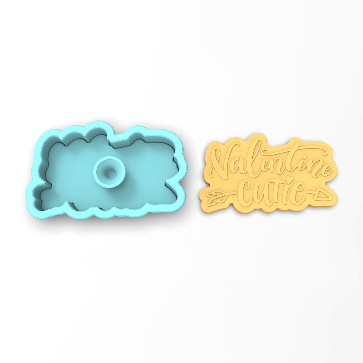 Valentine Cutie Cookie Cutter | Stamp | Stencil #1