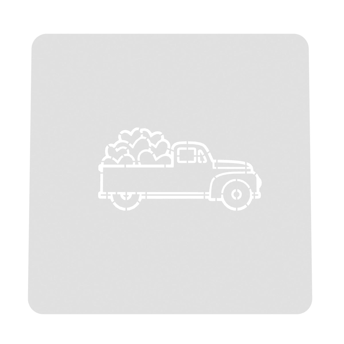 Valentine Heart Truck Cookie Cutter | Stamp | Stencil #1 Comic Book / Vehicles Cookie Cutter Lady 