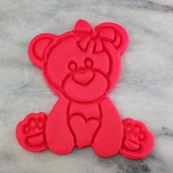 Teddy Bear Silhouette 2 Fondant Cookie Cutter - Large Sizes! Extra Dur –  Sugar Shortcuts