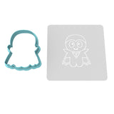 Vampire Cookie Cutter | Stamp | Stencil #1