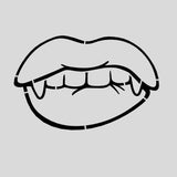 Vampire Lips Cookie Cutter | Stamp | Stencil #1
