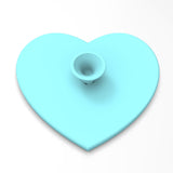 Vertical Striped Heart Cookie Cutter | Stamp | Stencil #1