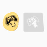 Video Game Fist Cookie Cutter | Stamp | Stencil #1