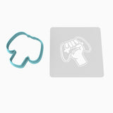 Video Game Fist Cookie Cutter | Stamp | Stencil #1