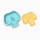 Video Game Fist Cookie Cutter | Stamp | Stencil #1
