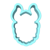 Viking Cookie Cutter | Stamp | Stencil #1 Boys/ Army / Outdoorsman Cookie Cutter Lady MINI - 2 Inches (5cm) Cookie Cutter ONLY (Outline) 