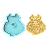 Viking Cookie Cutter | Stamp | Stencil #2 Boys/ Army / Outdoorsman Cookie Cutter Lady 