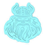 Viking Cookie Cutter | Stamp | Stencil #2 Boys/ Army / Outdoorsman Cookie Cutter Lady MINI - 2 Inches (5cm) Stamp ONLY 