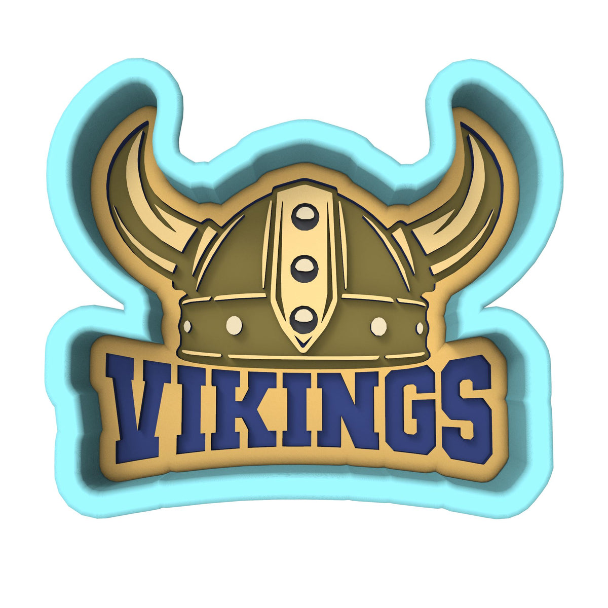 Viking Words Cookie Cutter | Stamp | Stencil #1 Cookie Cutter Lady 