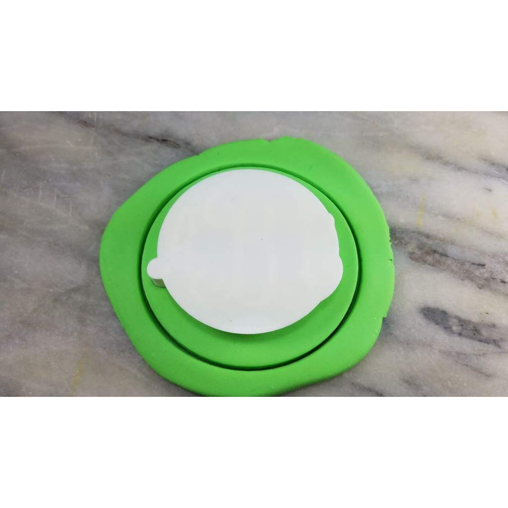 Vine Monogram Circle Letter Cookie Cutter Stamp & Outline #1 - Letters/ Numbers/ Shapes